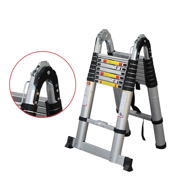 Strengthen Joints 2 In 1 Ladder With Black Iron Sheet